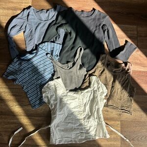 LOT- 6 Brandy Melville Tops- Great Condition